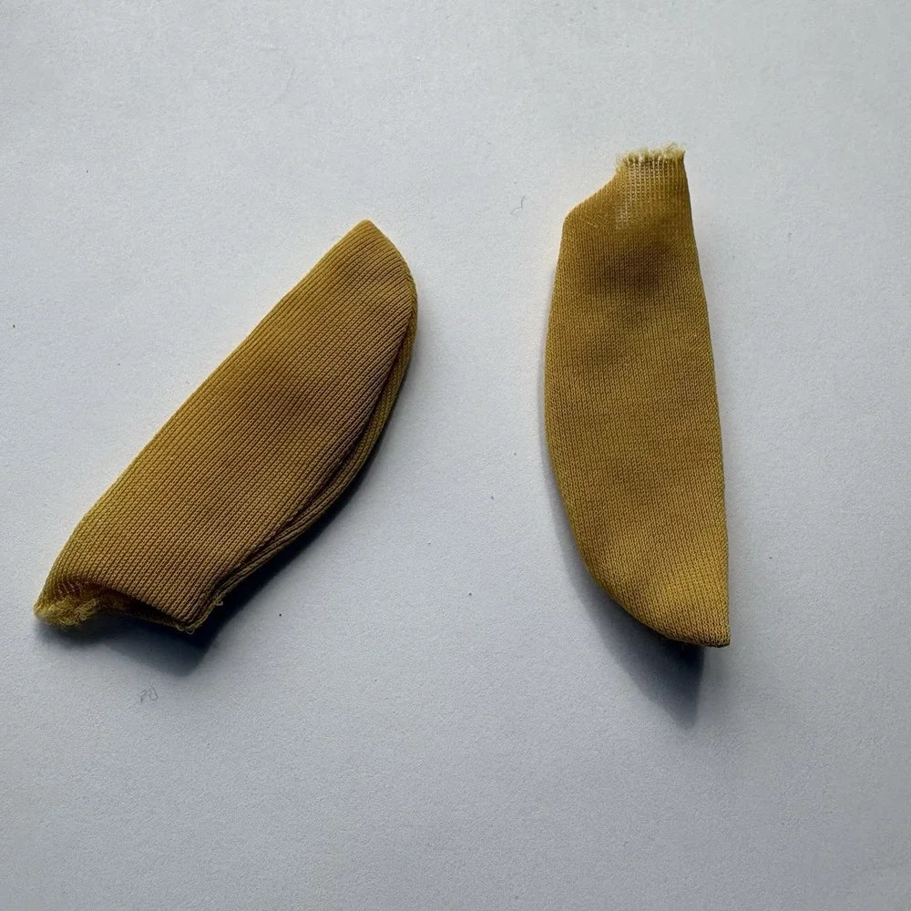 Vintage Barbie Ken PAK Slacks Are Back‎ Mustard/Gold Tricot Socks Mattel
